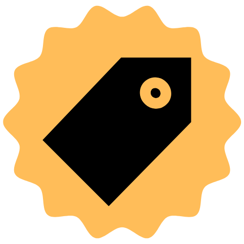 Save 50% badge